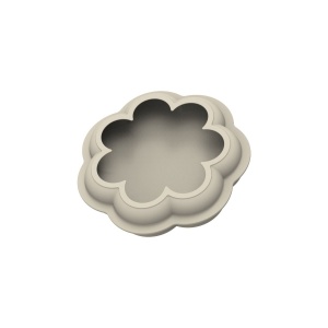 Forma Silicon Tort Happy Spring Ø 20 x H 4.5 cm + 2 Placi Termoformate Decor, 1250 ml - Img 2