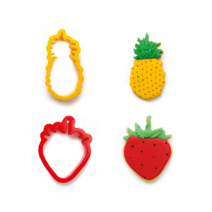 Fructe - Decupatoare Plastic Ø 7 si 10 x H 2.2 cm, 2 Buc - Img 3