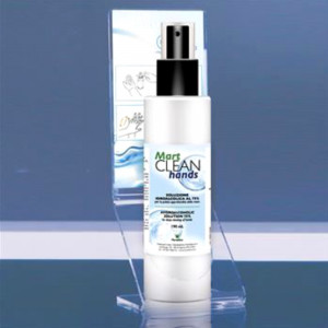 Hol Holder for Hygienising Bottle Ø 5.2 cm, Transparent Plexiglas, 8 x 8 x H23 cm - Img 2