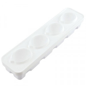 Lamaie/Lime 3D, 8.8x6.1xH4.4cm - Silicone mould Single-portion, 4 cavities - Img 2