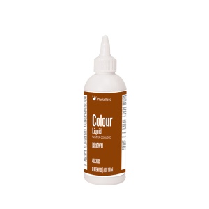 Liquid Water Soluble Food Colour, Brown without E171, 190 ml