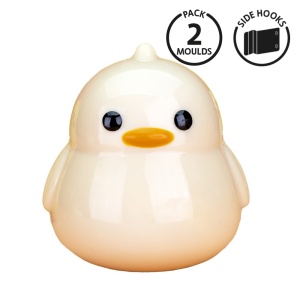 Matrita 3D Ciocolata, Plastic Rigid cu Cleme, Puisor 7.3 x 7.3 x H 8 cm, 70 gr