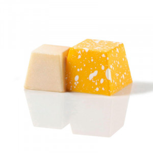 Matrita Polycarbonate 24 Praline Double Cubes, 3.6 x 2.5 x H 1.6 cm, 10 gr