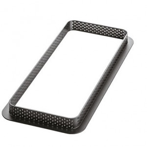 Mikroperforált hőre lágyuló műanyag keret 26,5 x 10,5 x h 2 cm, téglalap alakú