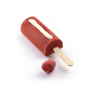 Mini Chic Silicone Ice Cream Mould, 2 moulds x 8 cav. 6.9 x 3.8 x H 1.8 cm, 38 ml, 100 sticks - Img 3