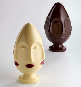 Ou Paste Modi Ø 13.5 × H 23.5 cm Set Matrite Plastic 2 Subiecte Ciocolata