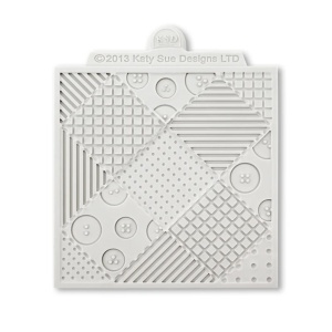 Patchwork Texture Silicone Mullage, 10 x 10 cm - Img 2
