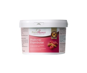 PatisFrance Töltelék málna és mandula 22% Puratos, 2 kg