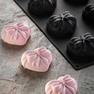 Pavoflex Heart Mould 30x40cm Gift 7.3 x 6.6 x H 3.6 cm, 90 ml, 12 cavities - Img 1