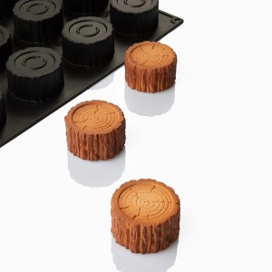 Pavoflex mould 30x40cm Forest 12 cavities, Ø 7 x H 4 cm, 115 ml - Img 2