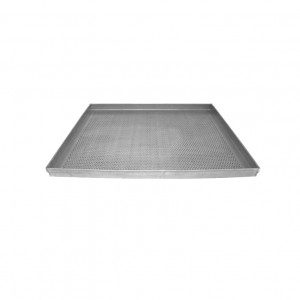 Perforated Aluminium Tray - 4 Edges, 40 x 30 x H 2 cm - Img 2