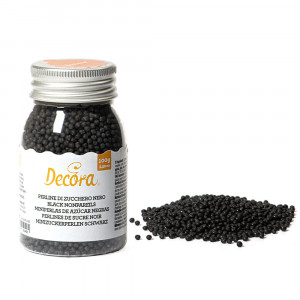Perle Zahar Negru Sidefat Ø 1.5 mm, 100 gr