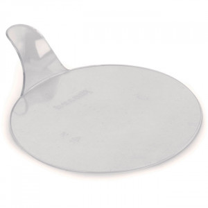 Plastic Base Presentation Single Portion Presentation, Round Transparent Model, Ø 8 cm, Set 250 pcs - Img 1