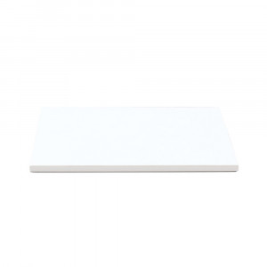 Platou Tort Dreptunghiular Alb Satinat, 40 x 30 x H 1.2 cm