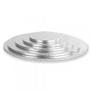 Platou Tort Rotund Argintiu, Ø 40 x H 1.2 cm - Img 2