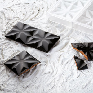 Polycarbonate mould ChocoBAR Edelweiss Edelweiss ChocoBAR Range - 3 Tablets - Img 3