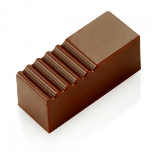 Polycarbonate mould Innovation Range 21 Chocolate Pralines, 3.7 x 1.5 x H 1.5 cm, 10 gr