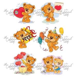 Printed Sugar Paste Birthday Kids, 6 Decorations Ø 7 - 9 cm, A4 - Confectionary Istet