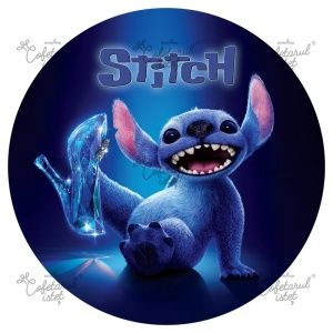 Printed sugarpaste Lilo&amp;Stitch Model 2, Ø 20 cm - Confectioner Istet