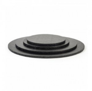 Round Black Cake Dish, Ø 50 x H 1.2 cm - Img 2