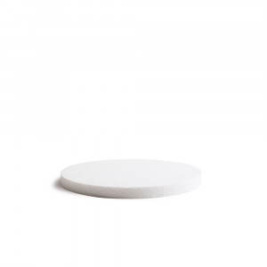 Round polystyrene mould R 25 x H 2.5 cm