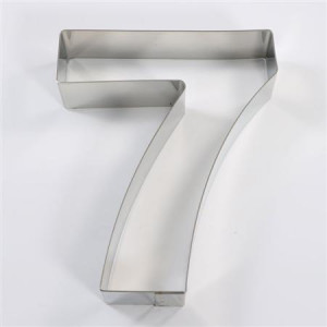 Rozsdamentes acél ág, 7, Ø30xH4cm - Img 2