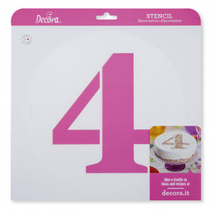 Sablon Пластмасов кръг Пластмасов декор Декор Кръгла фигура 4, Ø 25 cm - Img 2
