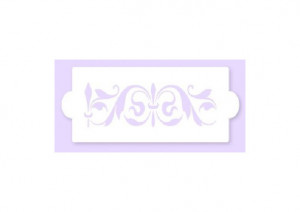 Sablon műanyag oldalsó dekoráció Classic, 26 x 12,5 cm