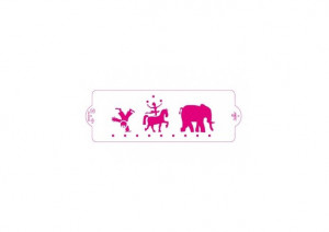 Sablon Plastic Lateral Decor Circ, 30 x 10 cm