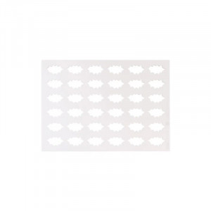 Sablon szilikon karácsonyi levél - 36 díszítés 4 x 2,2 x H 0,2 cm, 1,2 ml - Img 2