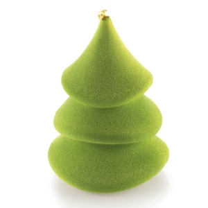 Set of 2 moulds Plastic Chocolate Brad Christmas 3D Ø 10 x H 16 cm
