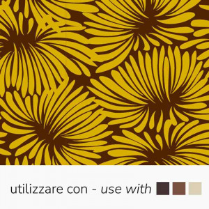 Set of 30 Transfer Sheets Chocolate Yellow Leaves, 34 x 26.5 cm