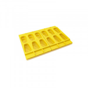 Set Tava si 4 Matrite Silicon Inghetata pe bat Acapulco 12 cavitati, 90 ml - Img 1