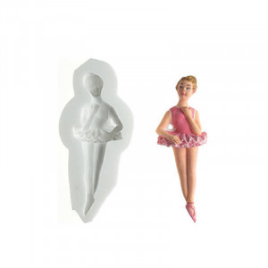 Silicon Balerina silicone mould, 13.2 x 4.5 cm (SLK228) - Img 1