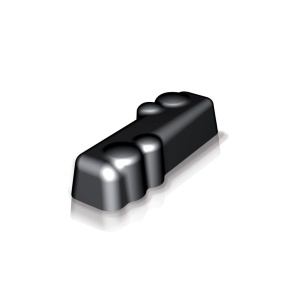 Silicon Bulles Monoportion forma 12 x 3,5 x H 3 cm, 24 üreg, 106 ml (SQ038) - Img 2