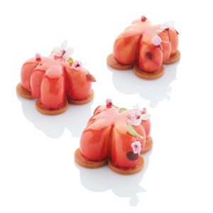 Silicon Butterfly mould 5.9 x 6.5 x H 4 cm, 6 cavities, 110 ml - Img 1