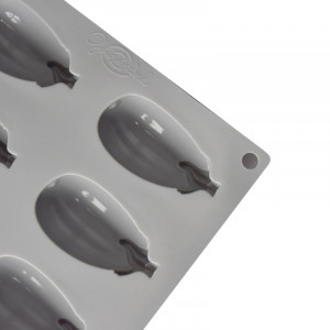 Silicon Gourmand mould 6.7 x 3.5 x H 2.5 cm, 12 cavities - Img 4