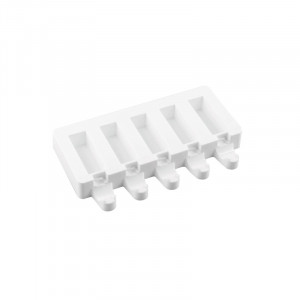 Silicon Ice Cream mould / Single Portion Bar 6 x 2 x H 2 cm, 2 x 5 cavities, 24 ml - Img 3