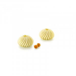 Silicon Mini Wave mould Ø 7.3 x H 4 cm, 6 cavities, 105 ml - Img 1