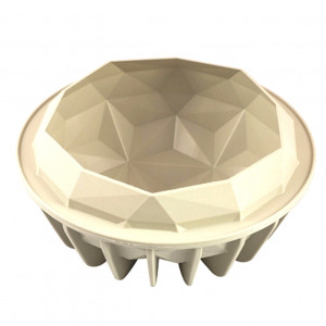 Silicon mould 3D Cake 3D Diamond Ø 18 x H 9 cm, 1590 ml - Img 2