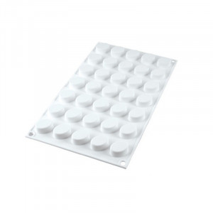 Silicon mould Micro Oval 2.65 x 1.95 x H 1.25 cm, 35 cavities, 5 ml - Img 2