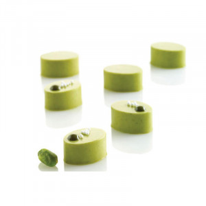 Silicon mould Micro Oval 2.65 x 1.95 x H 1.25 cm, 35 cavities, 5 ml - Img 1