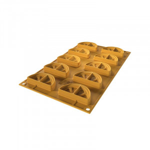 Silicon mould Silikomart NaturaE Mud 6.5 x 3.5 x H 1.4 cm, 14 ml, 10 cavities - Img 4