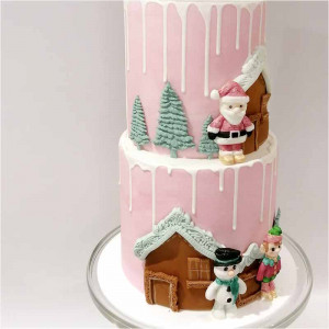 Silicon Santa Claus mould Katy Sue 8 cm - Img 5