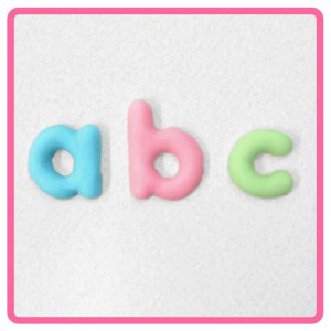 Silicone Alphabet Alphabet Small Letters Small Moulding, Domed Style H 2 cm - Img 2
