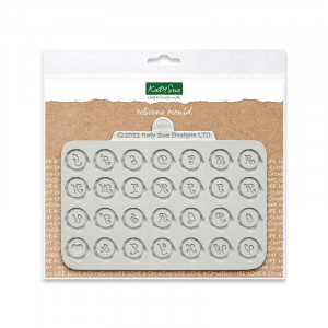 Silicone Alphabet Style Alphabet Wax Seal, 28 Subjects Ø 2 cm - Img 1
