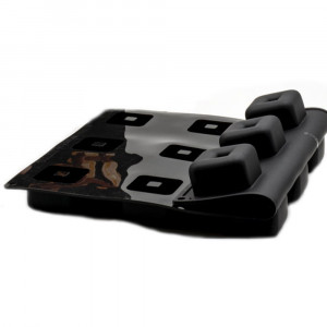 Silicone mould Bachour, Tulum Monoportion, 5.6 x 5.6 x h 3.4 cm, 90 ml, 12 cavities - Img 2