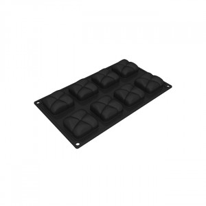 Silicone mould Gianluca Fusto Tarte and Rock Single Serving Cake Tin, 8 cavities - Img 3
