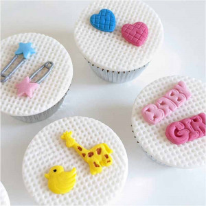 Silicone Moulding Decorations Babies - Christening, 8 Subjects - Img 4