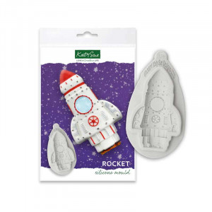 Silicone Space Rocket mould 9.8 cm - Img 1
